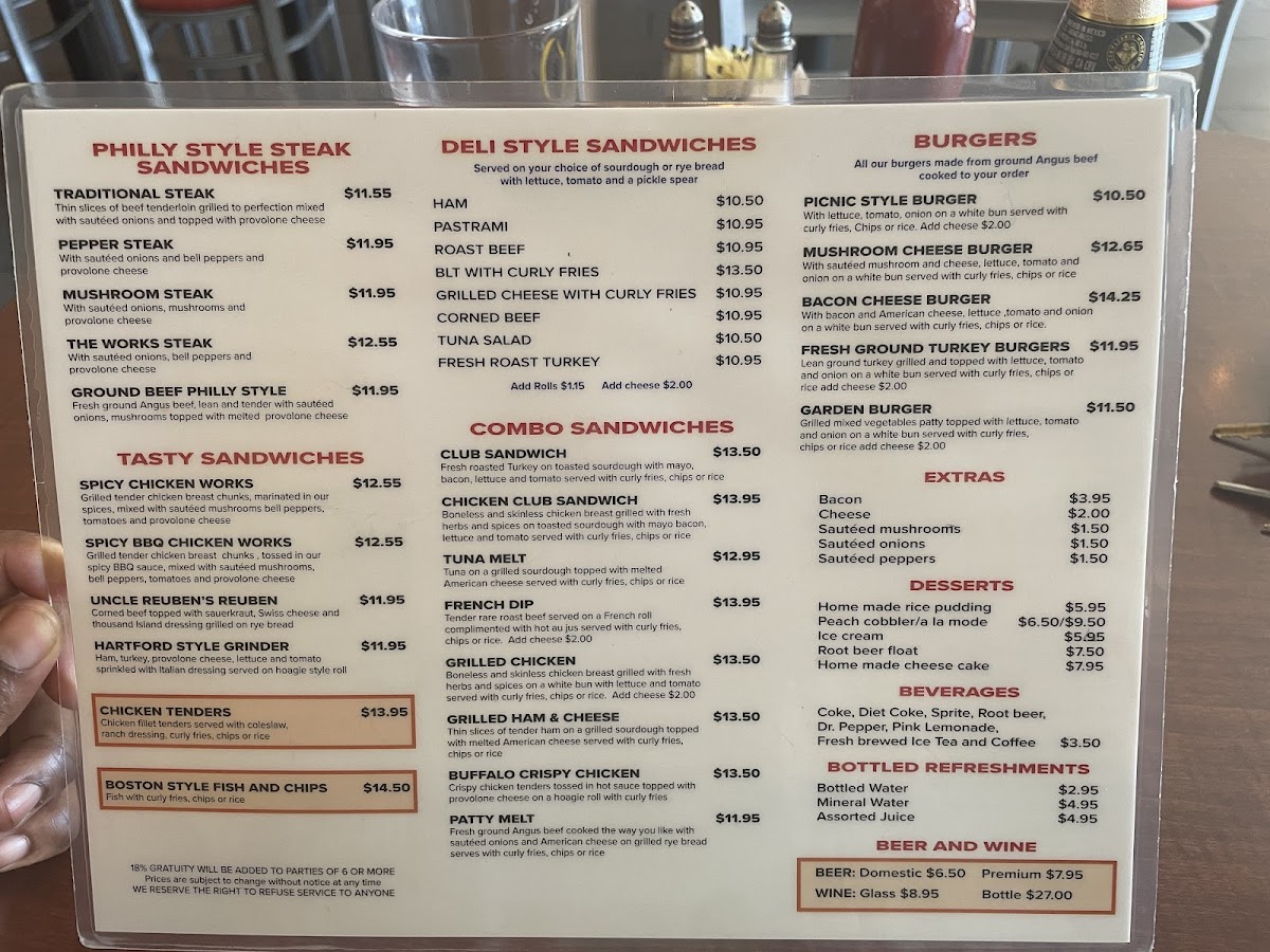 Hot Wings Cafe Menu - Image 3